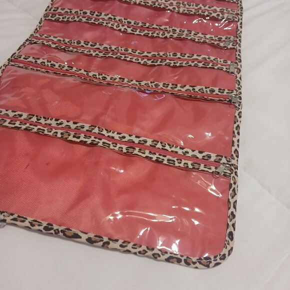 Leopard Print Hanging Jewelry Organizer - Picture 6 of 9